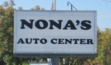 Nona’s Auto Center Sign | Nona's Auto Center
